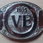 egyedi monogramos övcsat